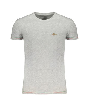 Aeronautica Militare Brown Cotton Men T-Shirt