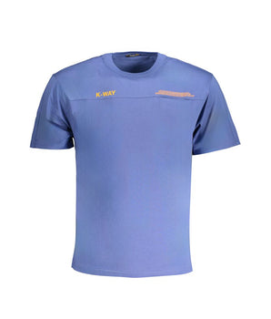 K-WAY Blue Cotton T-Shirt