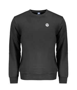 North Sails Black Cotton Men Sweater