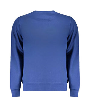 North Sails Blue Cotton Men Sweater