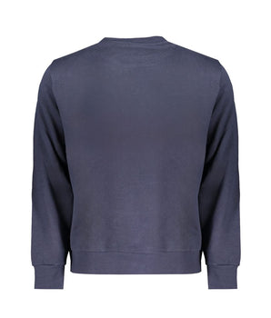 North Sails Blue Cotton Men Sweater