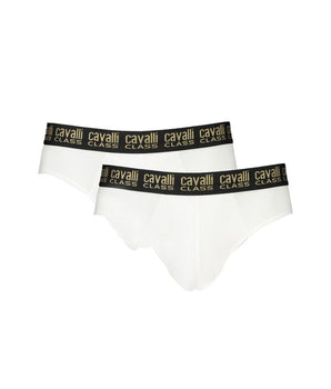 Cavalli Class White Cotton Men Underwear