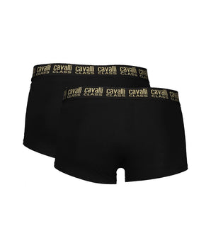 Cavalli Class Black Cotton Men Boxer