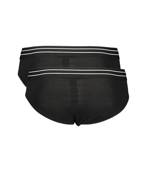 Cavalli Class Black Cotton Men Underwear