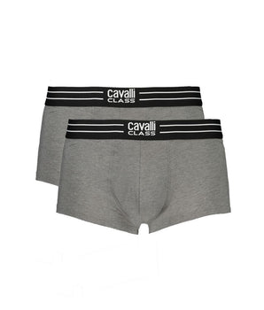 Cavalli Class Brown Cotton Men Boxer