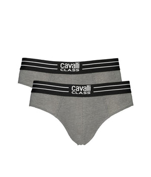 Cavalli Class Brown Cotton Men Underwear