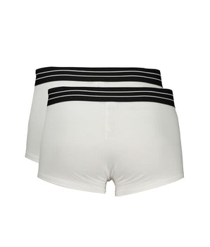 Cavalli Class White Cotton Men Boxer