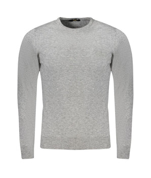 Cavalli Class Brown Polyester Men Sweater