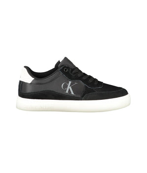 Calvin Klein Black Polyester Men Sneaker