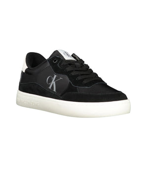 Calvin Klein Black Polyester Men Sneaker