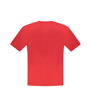 North Sails Red Cotton Men T-Shirt