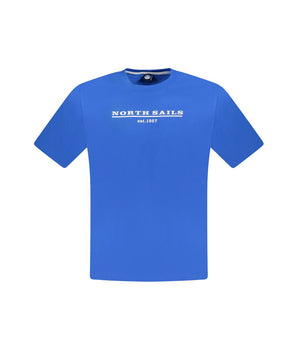 North Sails Blue Cotton Men's T-Shirt