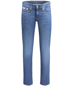 Calvin Klein Blue Cotton Men Jeans