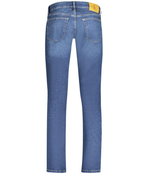 Calvin Klein Blue Cotton Men Jeans