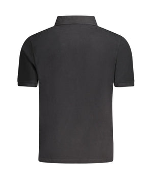 North Sails Black Cotton Mens Polo Shirt