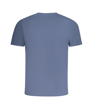 North Sails Blue Cotton Men T-Shirt