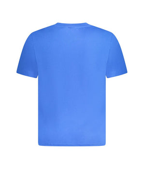 North Sails Blue Cotton Men T-Shirt