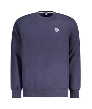 North Sails Blue Cotton Men Sweater