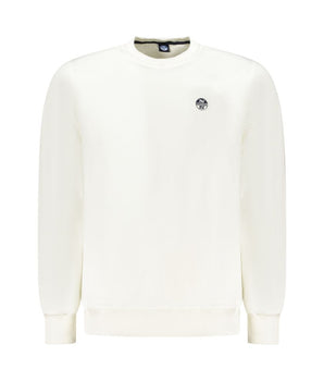 North Sails White Cotton Men Sweater