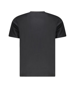 North Sails Black Cotton Men T-Shirt