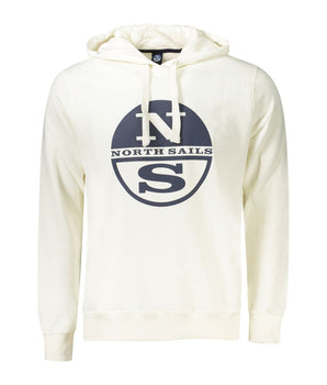 North Sails White Cotton Men Sweater