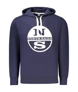 North Sails Blue Cotton Men Sweater