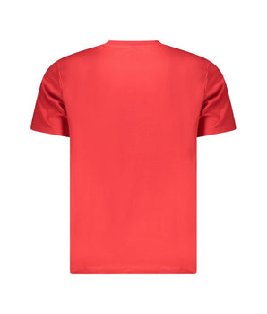 North Sails Red Cotton Men T-Shirt