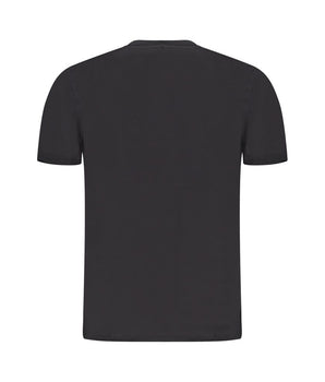 North Sails Black Cotton Men T-Shirt