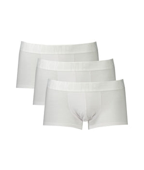 Bikkembergs White Polyester Men Boxer