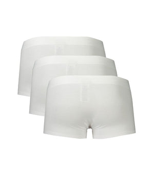 Bikkembergs White Polyester Men Boxer