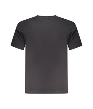 North Sails Black Cotton Men T-Shirt
