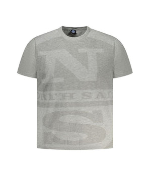 North Sails Brown Cotton Men T-Shirt