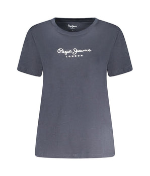 Pepe Jeans Blue Cotton Women T-Shirt