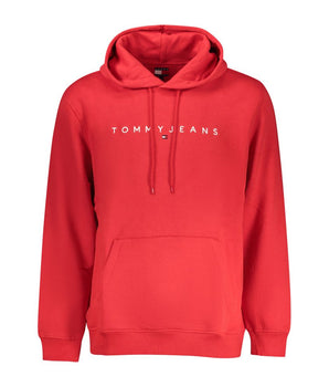 Tommy Hilfiger Red Cotton Men Sweater