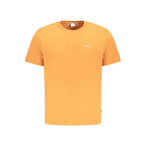 Pepe Jeans Orange Cotton T-Shirt