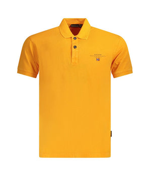 Napapijri Orange Cotton Men Polo Shirt