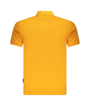 Napapijri Orange Cotton Men Polo Shirt