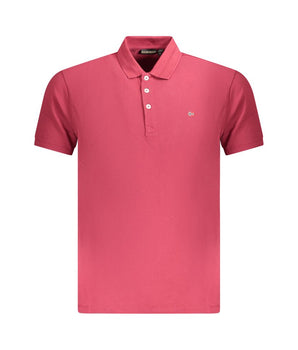 Napapijri Red Cotton Men Polo Shirt