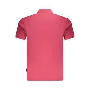 Napapijri Red Cotton Men Polo Shirt