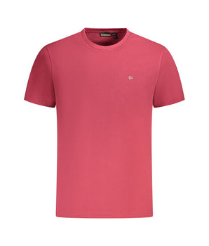 Napapijri Red Cotton Men T-Shirt