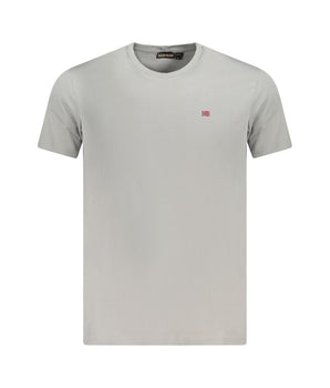 Napapijri Brown Cotton Men T-Shirt