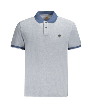 Timberland Blue Cotton Polo Shirt