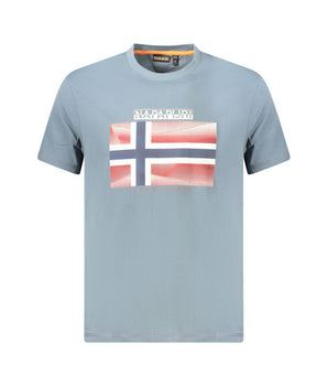 Napapijri Brown Cotton Men T-Shirt