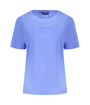 North Sails Blue Cotton Women T-Shirt