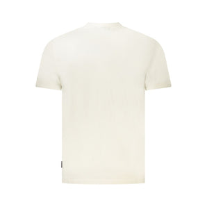 Napapijri White Cotton Men T-Shirt