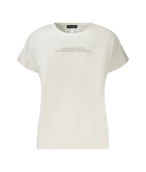 North Sails White Cotton Women T-Shirt