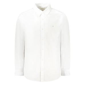 Calvin Klein White Cotton Men Shirt