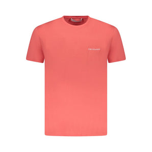 Trussardi Pink Cotton Men T-Shirt