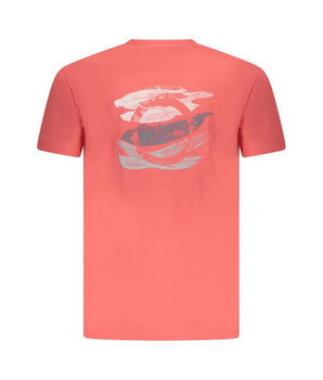 Trussardi Pink Cotton Men T-Shirt