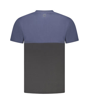 Trussardi Blue Cotton Men T-Shirt